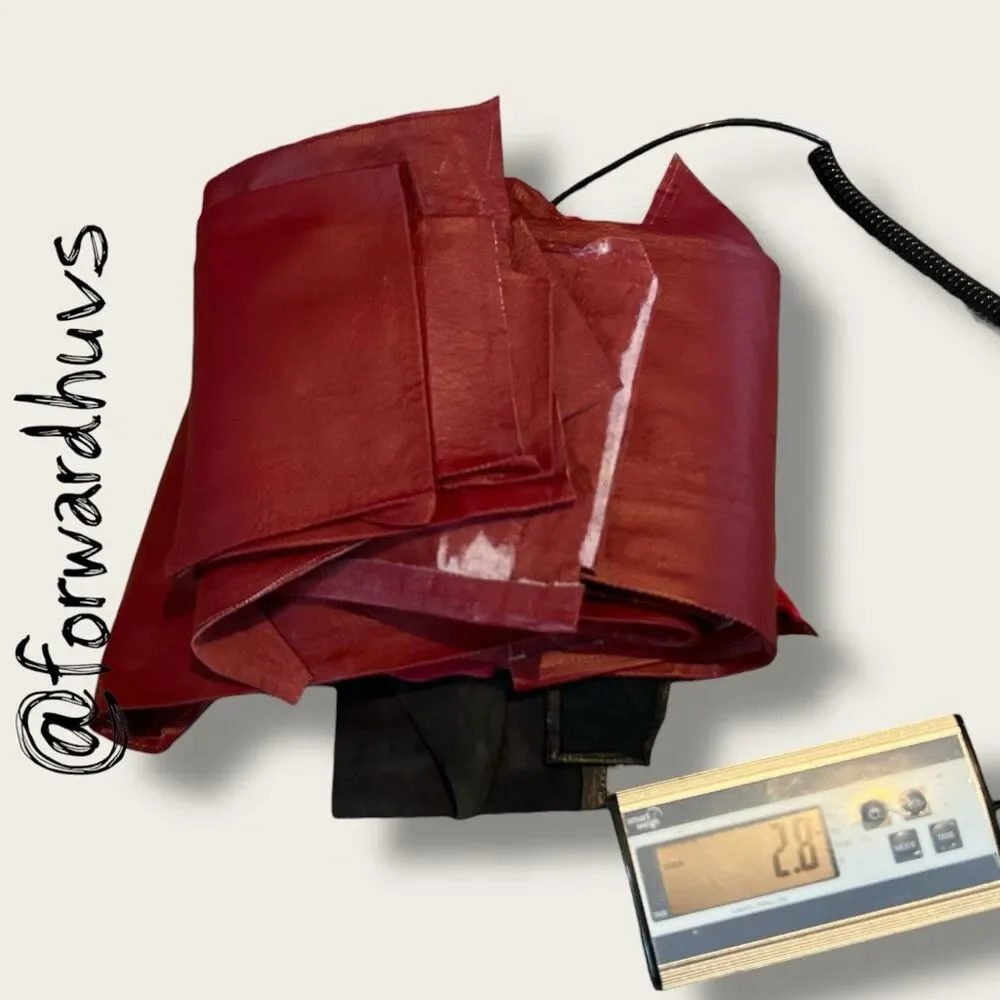 Scrap Suede Sewing Pieces & Leather Crafting Material  - 2 lbs 8 ounces